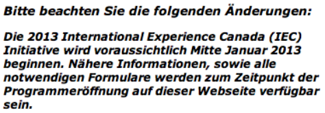 Warten auf das Visum…